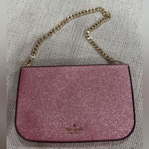Kate Spade Pink Glitter Crossbody Bag